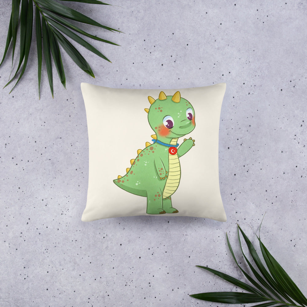Dino Dinosaur Pillow, Large Print, Roots & Talks - lifestyle photo 1