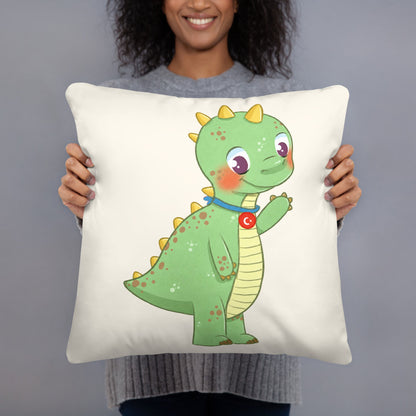 Dino Dinosaur Pillow, Large Print, Roots & Talks - lifestyle photo 3