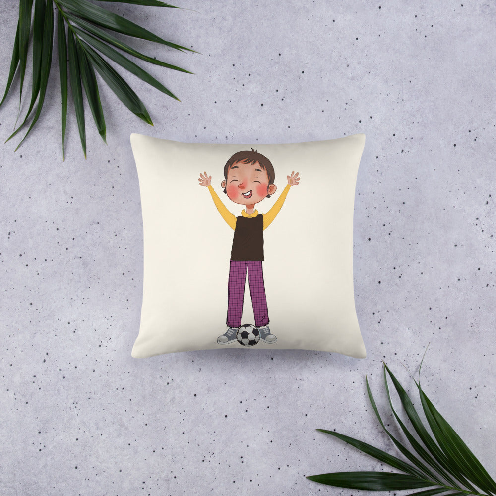 Gazi Character Pillow, Large Print, Roots & Talks - lifestyle photo 1