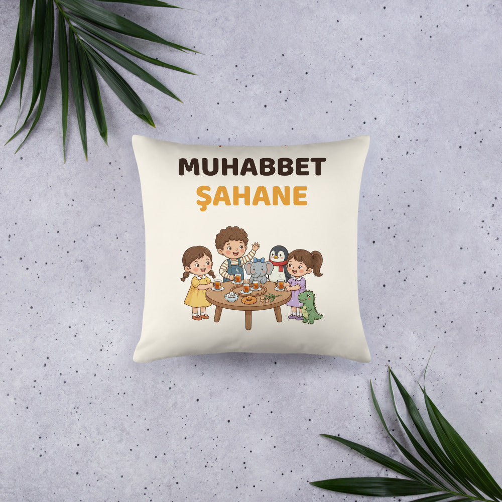 Çay Bahane, Muhabbet Şahane Pillow, Large Print, Roots & Talks - lifestyle photo 1
