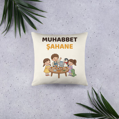 Çay Bahane, Muhabbet Şahane Pillow, Large Print, Roots & Talks - lifestyle photo 1
