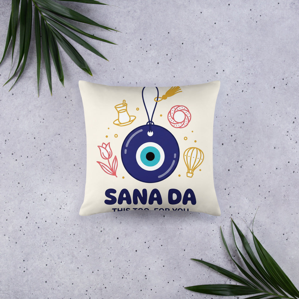 Sana Da Pillow, Large Print, Roots & Talks - lifestyle photo 1