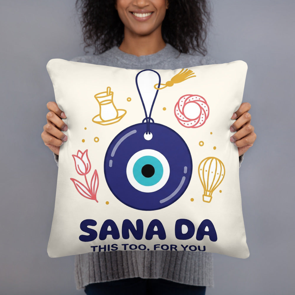 Sana Da Pillow, Large Print, Roots & Talks - lifestyle photo 3
