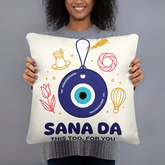 Sana Da Pillow, Large Print, Roots & Talks - lifestyle photo 3