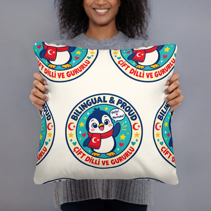 Bilingual & Proud All-Over Print Pillow, Roots & Talks - lifestyle photo 3
