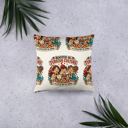 Rooted in Turkish Culture All-Over Print Pillow, Roots & Talks - lifestyle photo 1