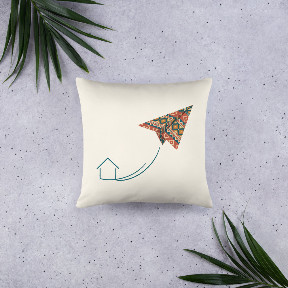 Kilim Flight Pillow, Large Print, Roots & Talks - lifestyle photo 1