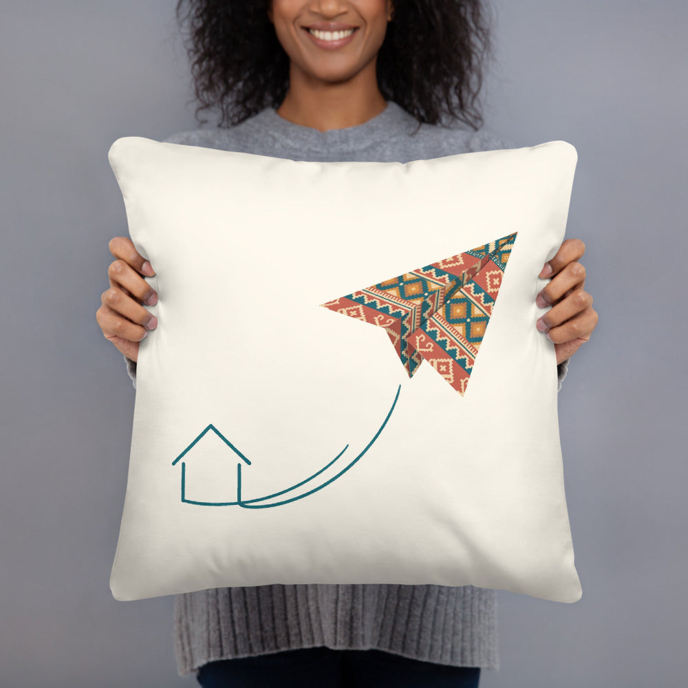 Kilim Flight Pillow, Large Print, Roots & Talks - lifestyle photo 3