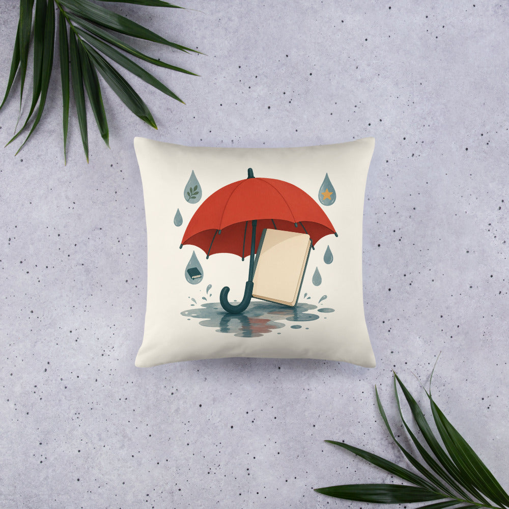 Word Umbrella Pillow, Large Print, Roots & Talks - lifestyle photo 1