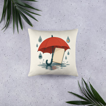 Word Umbrella Pillow, Large Print, Roots & Talks - lifestyle photo 1
