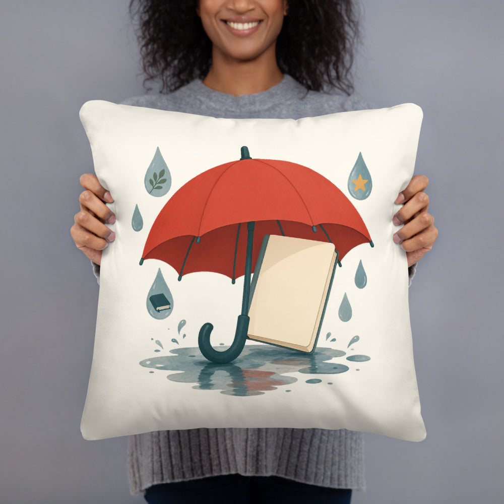 Word Umbrella Pillow, Large Print, Roots & Talks - lifestyle photo 3