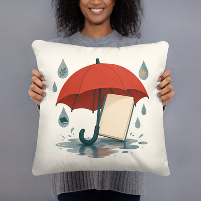 Word Umbrella Pillow, Large Print, Roots & Talks - lifestyle photo 3