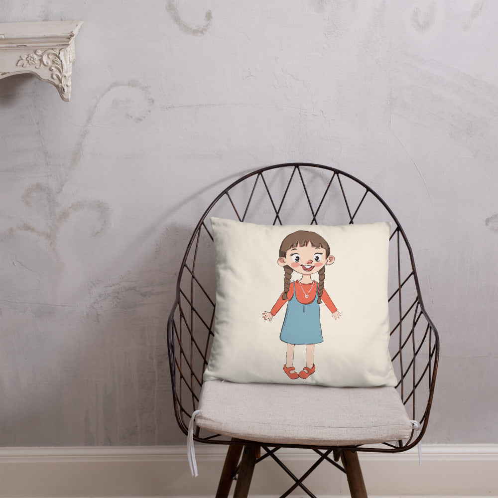 Eylül Character Pillow, Large Print, Roots & Talks - lifestyle photo 2