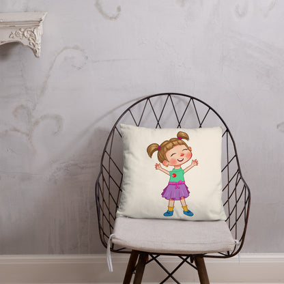 Ela Character Pillow, Large Print, Roots & Talks - lifestyle photo 2