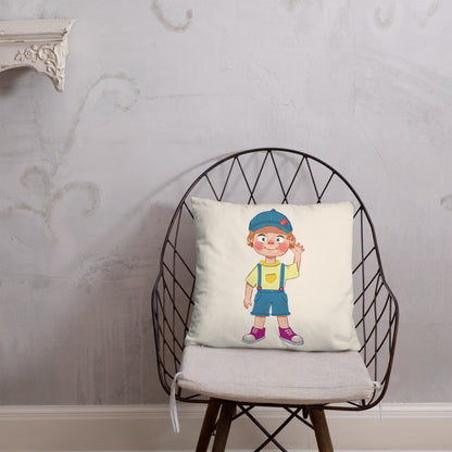 Giray Character Pillow, Large Print, Roots & Talks - lifestyle photo 2