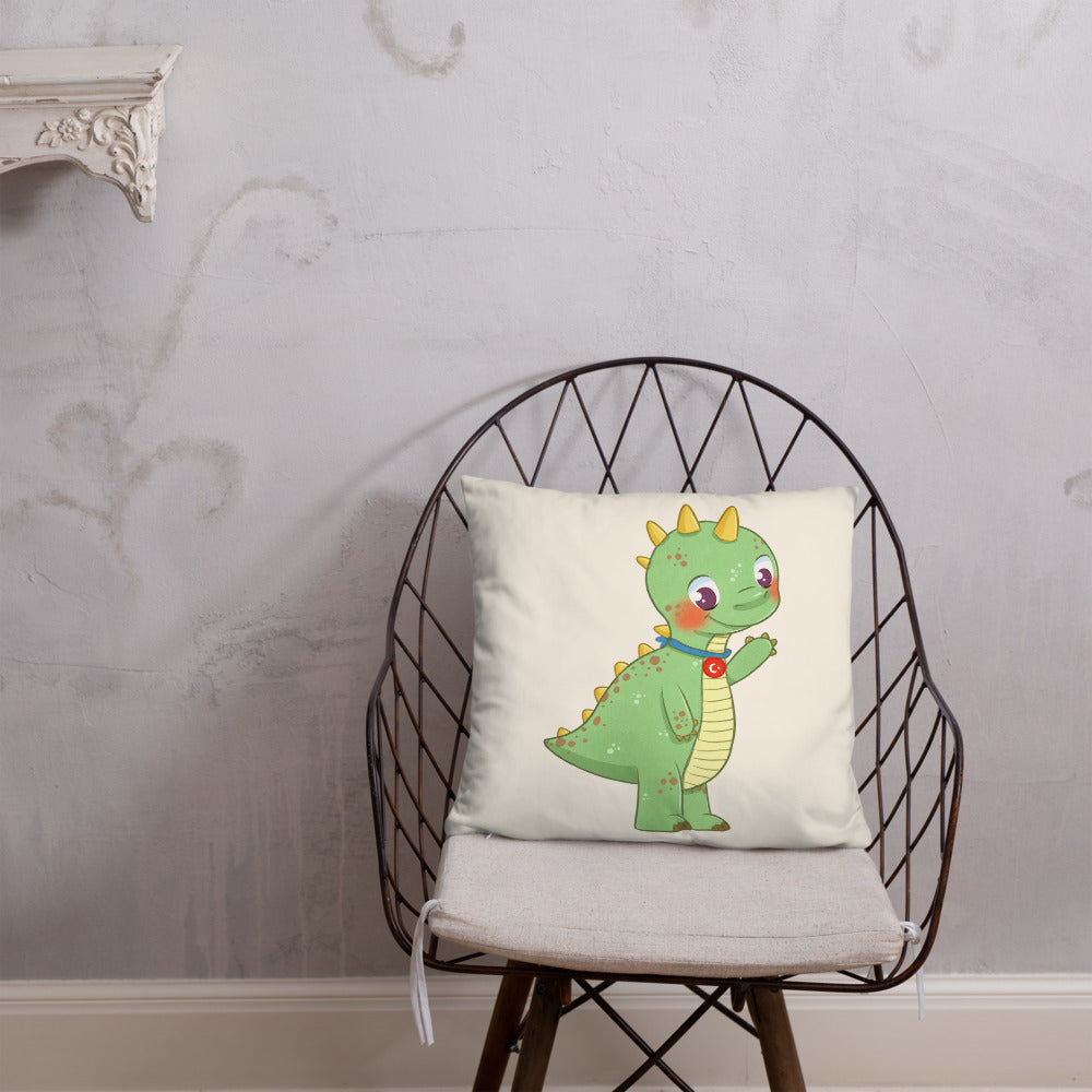 Dino Dinosaur Pillow, Large Print, Roots & Talks - lifestyle photo 2
