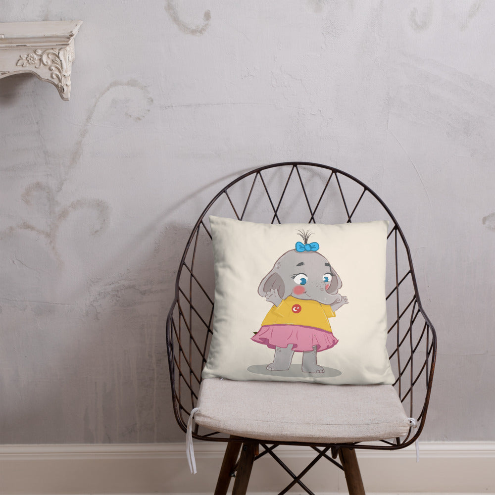 Filiz Elephant Pillow, Large Print, Roots & Talks - lifestyle photo 2