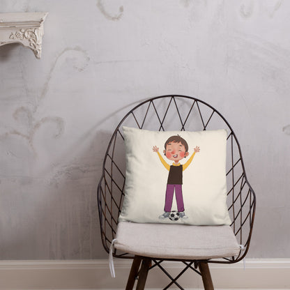 Gazi Character Pillow, Large Print, Roots & Talks - lifestyle photo 2