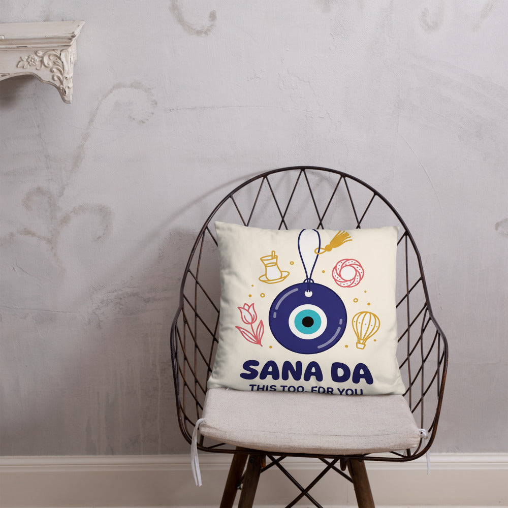 Sana Da Pillow, Large Print, Roots & Talks - lifestyle photo 2
