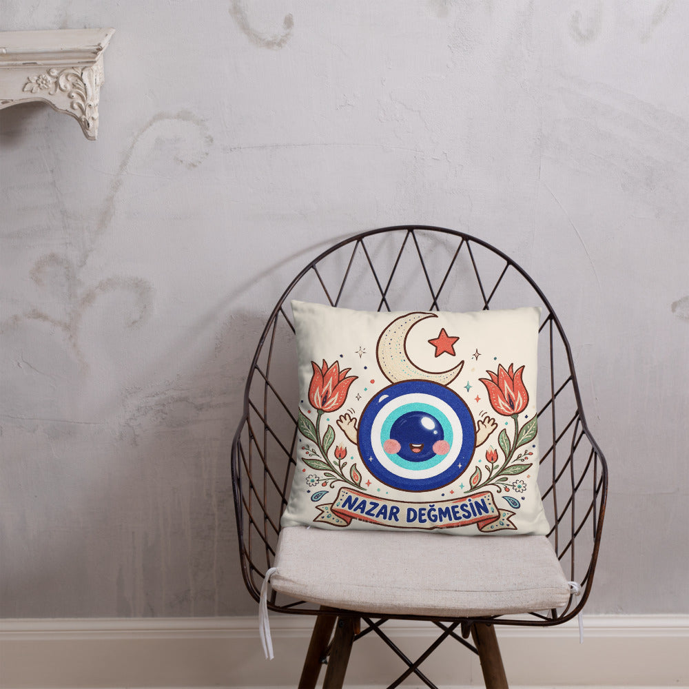 Nazar Değmesin Pillow, Large Print, Roots & Talks - lifestyle photo 2