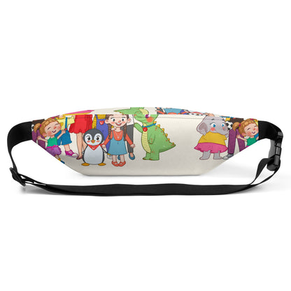 All the Characters Together All-Over Print Fanny Pack, Roots & Talks - product photo