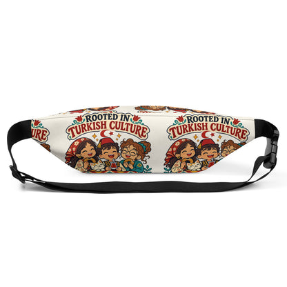 Rooted in Turkish Culture All-Over Print Fanny Pack, Roots & Talks - product photo