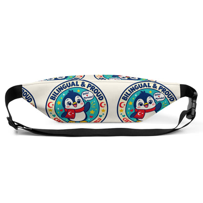 Bilingual & Proud All-Over Print Fanny Pack, Roots & Talks - product photo