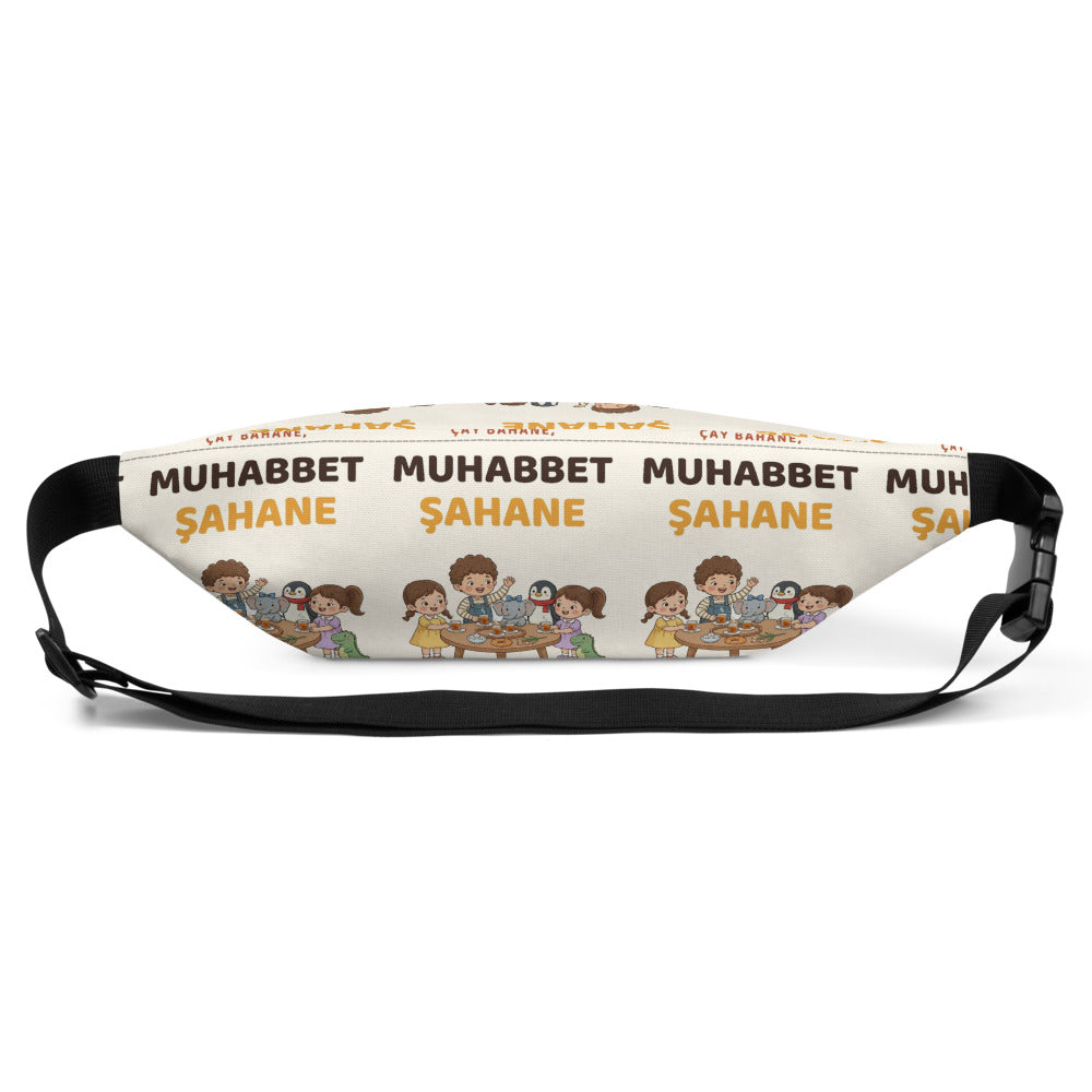 Çay Bahane, Muhabbet Şahane All-Over Print Fanny Pack, Roots & Talks - product photo