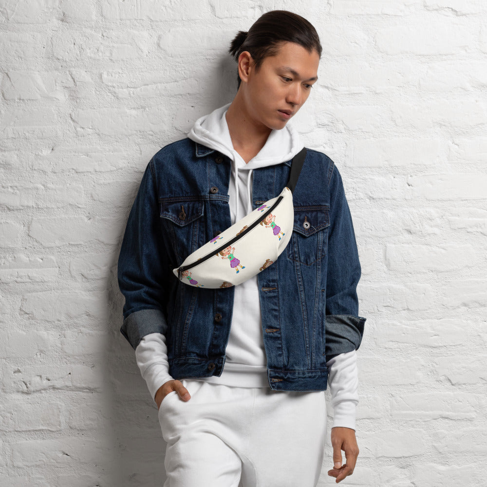 Ela Character All-Over Print Fanny Pack, Roots & Talks - lifestyle photo 3