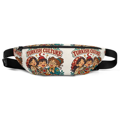 Rooted in Turkish Culture All-Over Print Fanny Pack, Roots & Talks - product photo