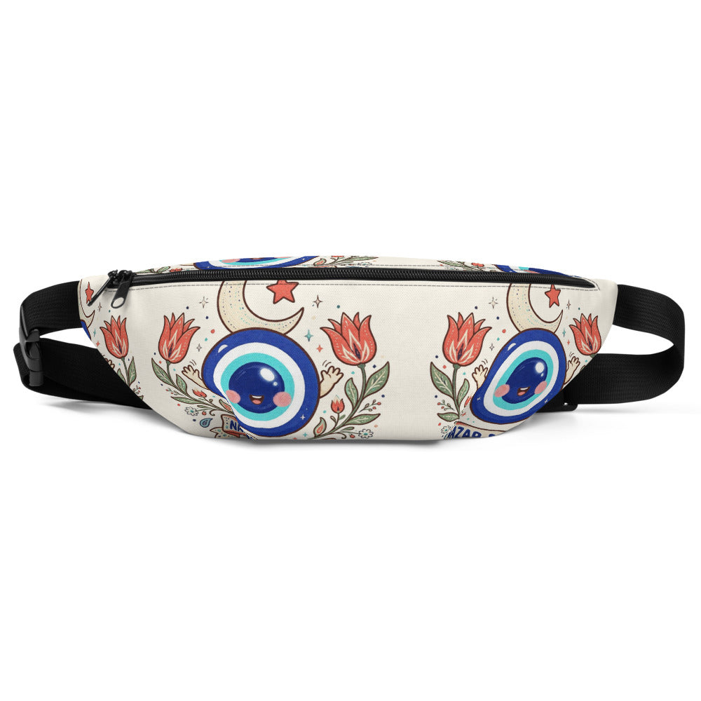 Nazar Değmesin All-Over Print Fanny Pack, Roots & Talks - product photo