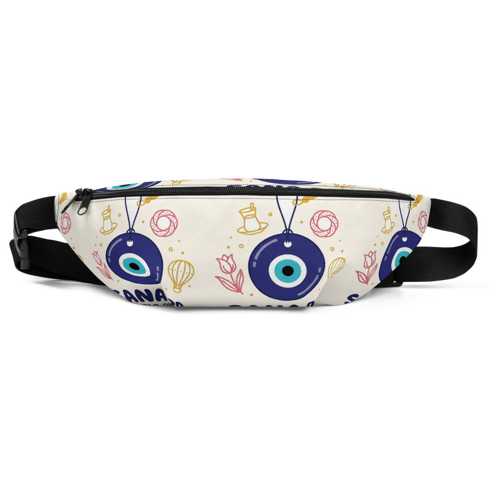 Sana Da All-Over Print Fanny Pack, Roots & Talks - product photo