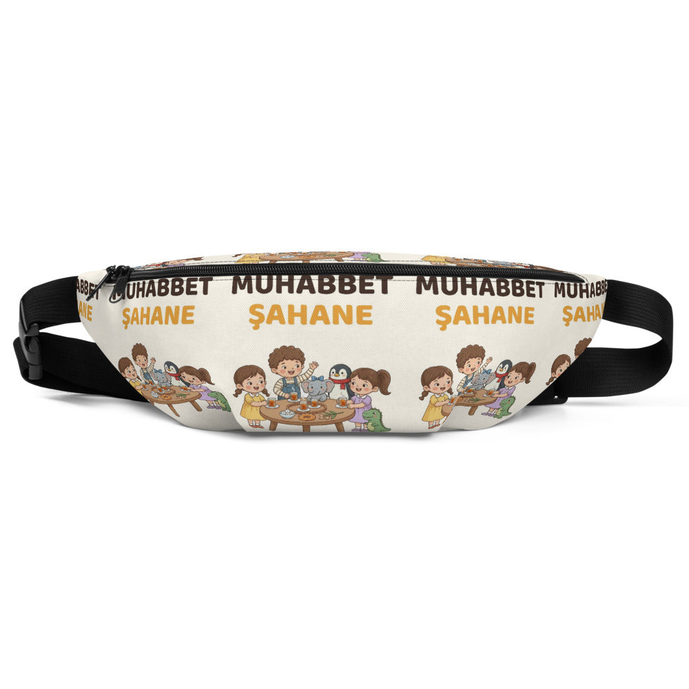 Çay Bahane, Muhabbet Şahane All-Over Print Fanny Pack, Roots & Talks - product photo