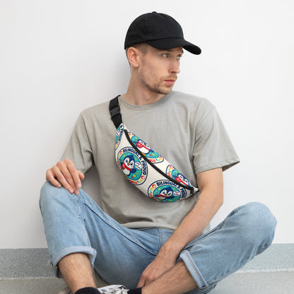 Bilingual & Proud All-Over Print Fanny Pack, Roots & Talks - lifestyle photo 2