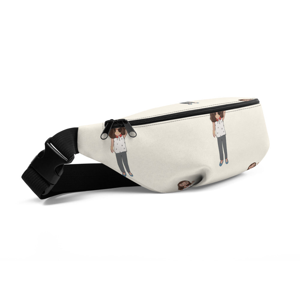 Defne Character All-Over Print Fanny Pack, Roots & Talks - Front Left