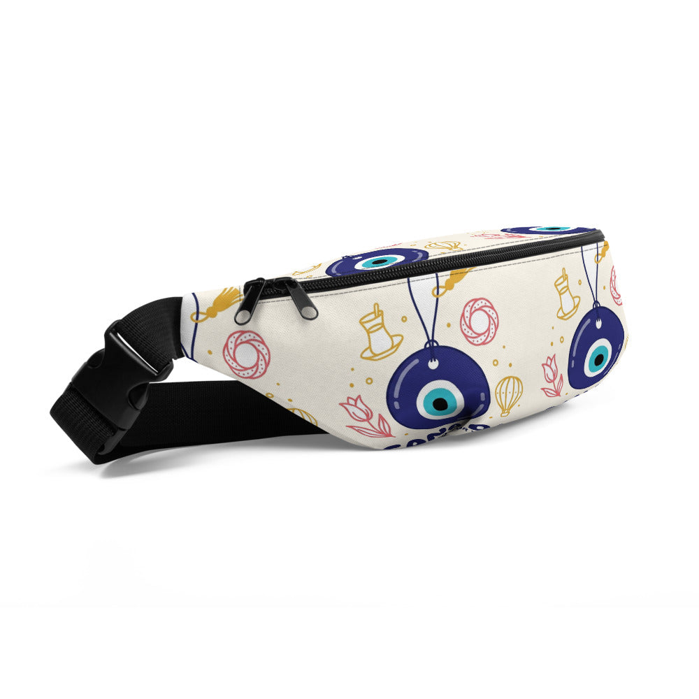 Sana Da All-Over Print Fanny Pack, Roots & Talks - Front Left
