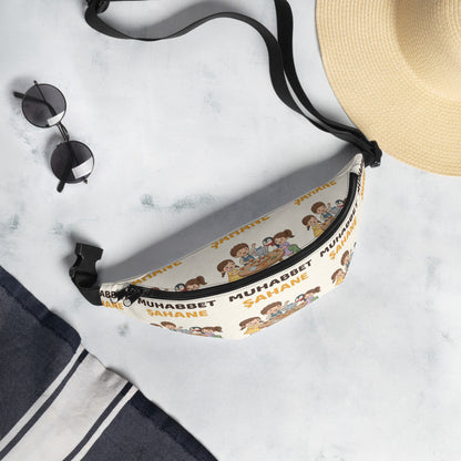 Çay Bahane, Muhabbet Şahane All-Over Print Fanny Pack, Roots & Talks - lifestyle photo 1