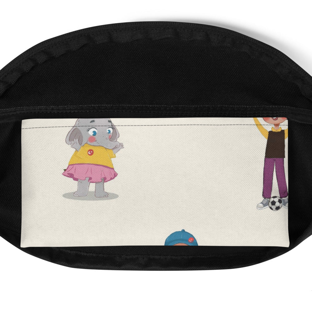 Roots & Talks Characters All-Over Print Fanny Pack - product photo
