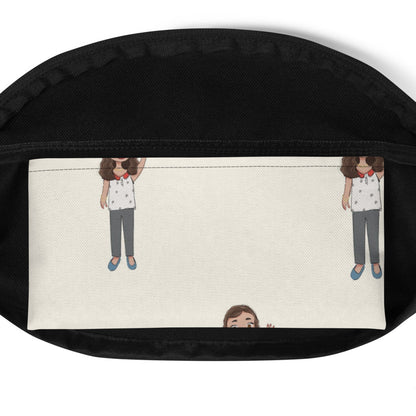 Defne Character All-Over Print Fanny Pack, Roots & Talks - product photo