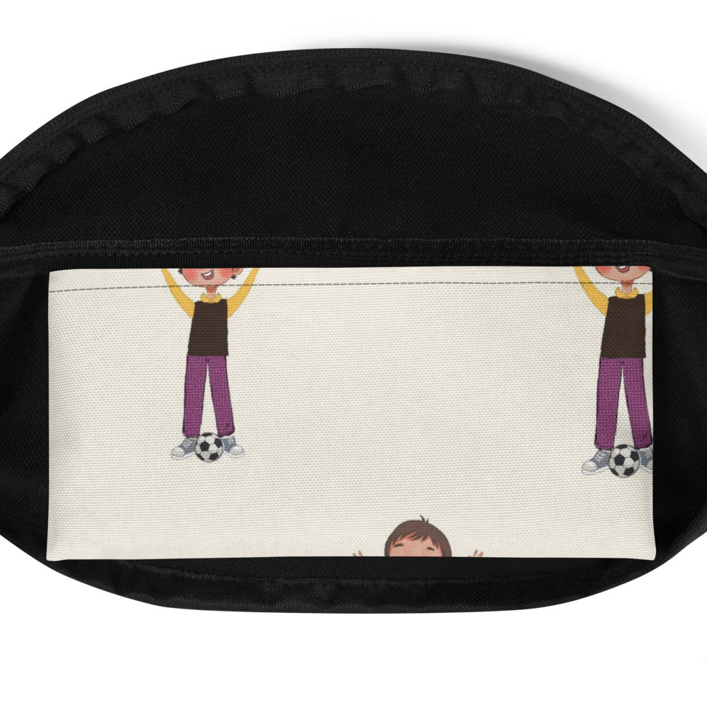 Gazi Character All-Over Print Fanny Pack, Roots & Talks - product photo
