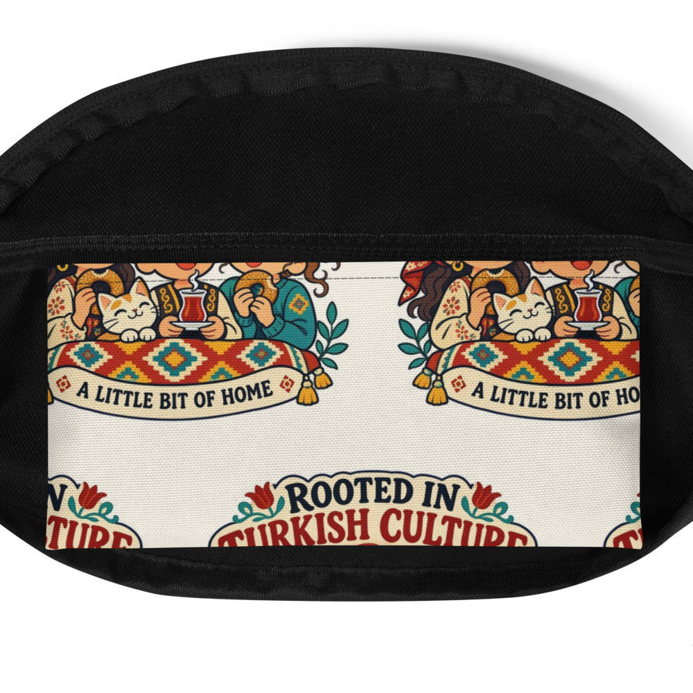 Rooted in Turkish Culture All-Over Print Fanny Pack, Roots & Talks - product photo