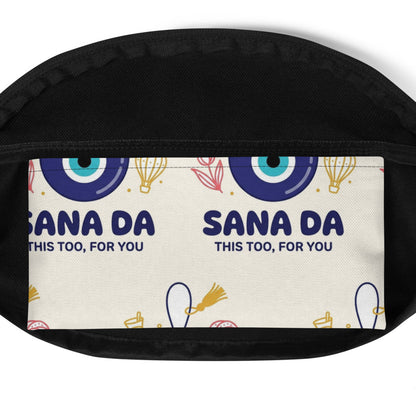 Sana Da All-Over Print Fanny Pack, Roots & Talks - product photo