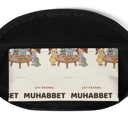Çay Bahane, Muhabbet Şahane All-Over Print Fanny Pack, Roots & Talks - product photo