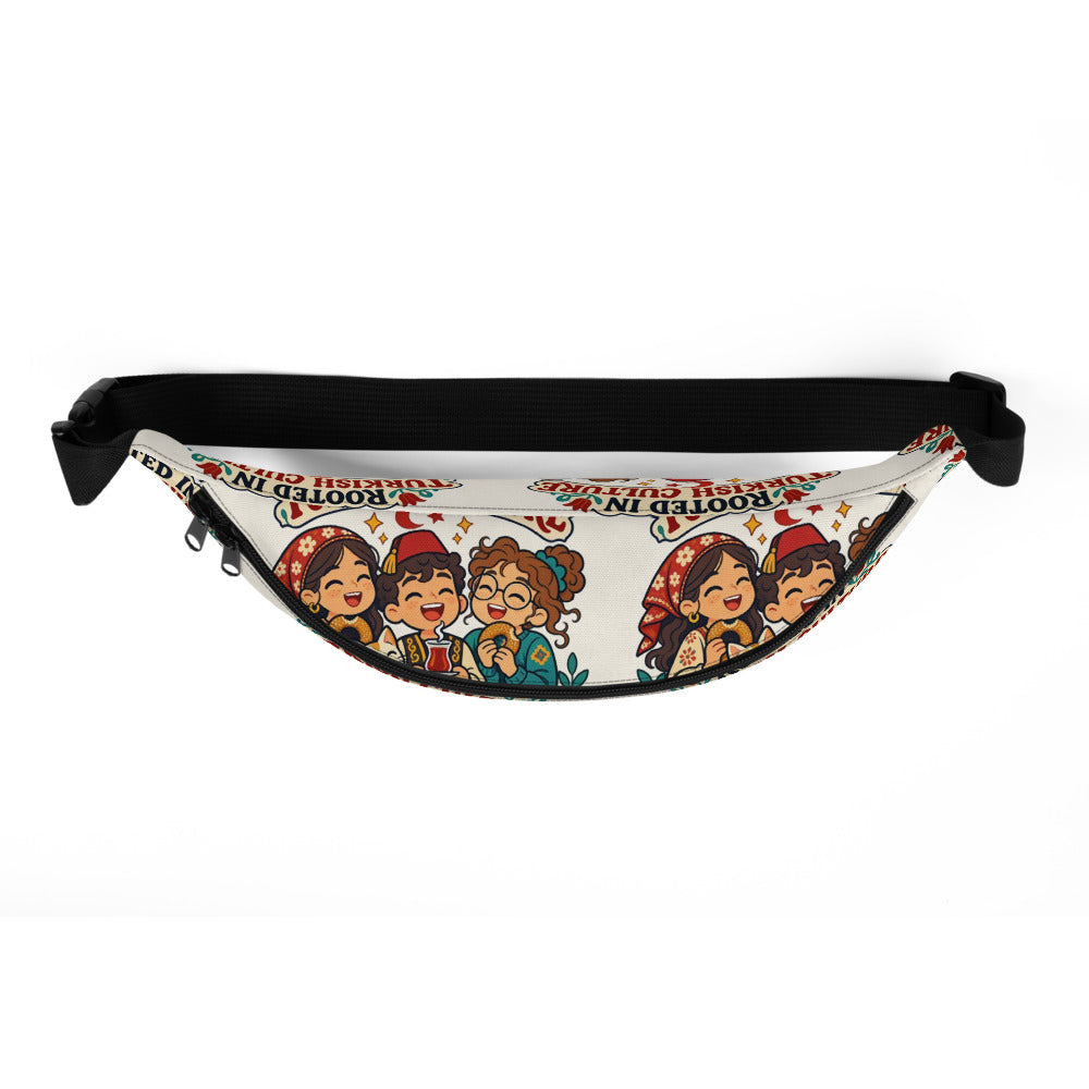 Rooted in Turkish Culture All-Over Print Fanny Pack, Roots & Talks - product photo