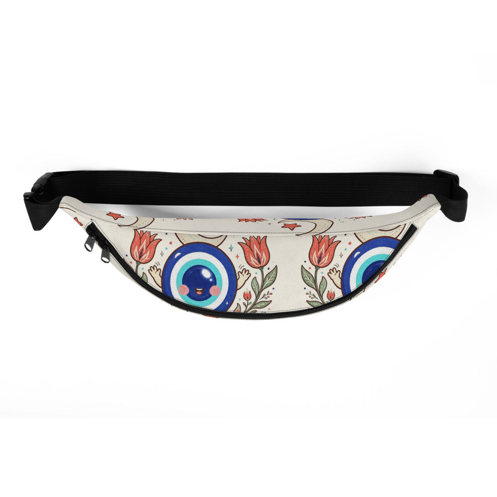 Nazar Değmesin All-Over Print Fanny Pack, Roots & Talks - product photo