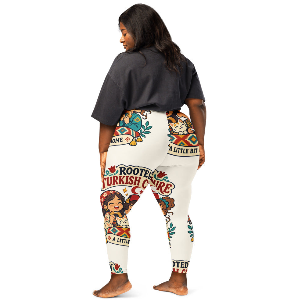 Rooted in Turkish Culture All-Over Print Leggings, Roots & Talks - lifestyle photo 2