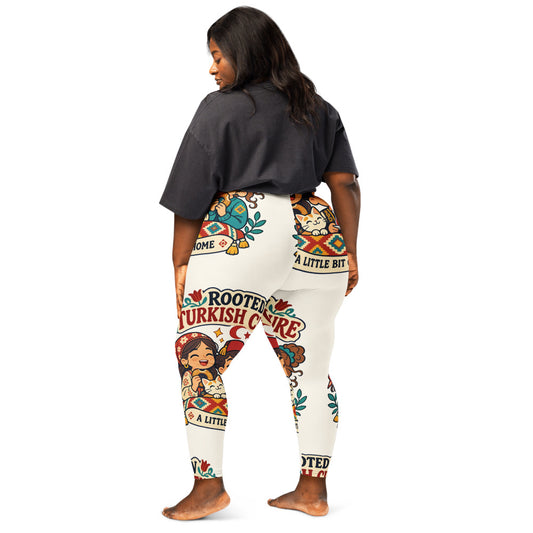 Rooted in Turkish Culture All-Over Print Leggings, Roots & Talks - lifestyle photo 2