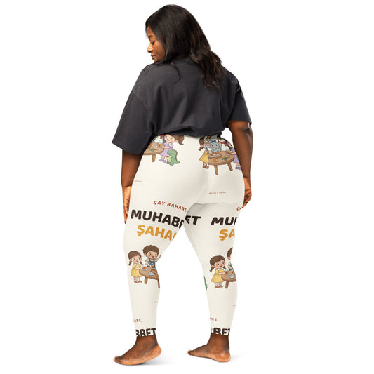 Çay Bahane, Muhabbet Şahane All-Over Print Leggings, Roots & Talks - lifestyle photo 2