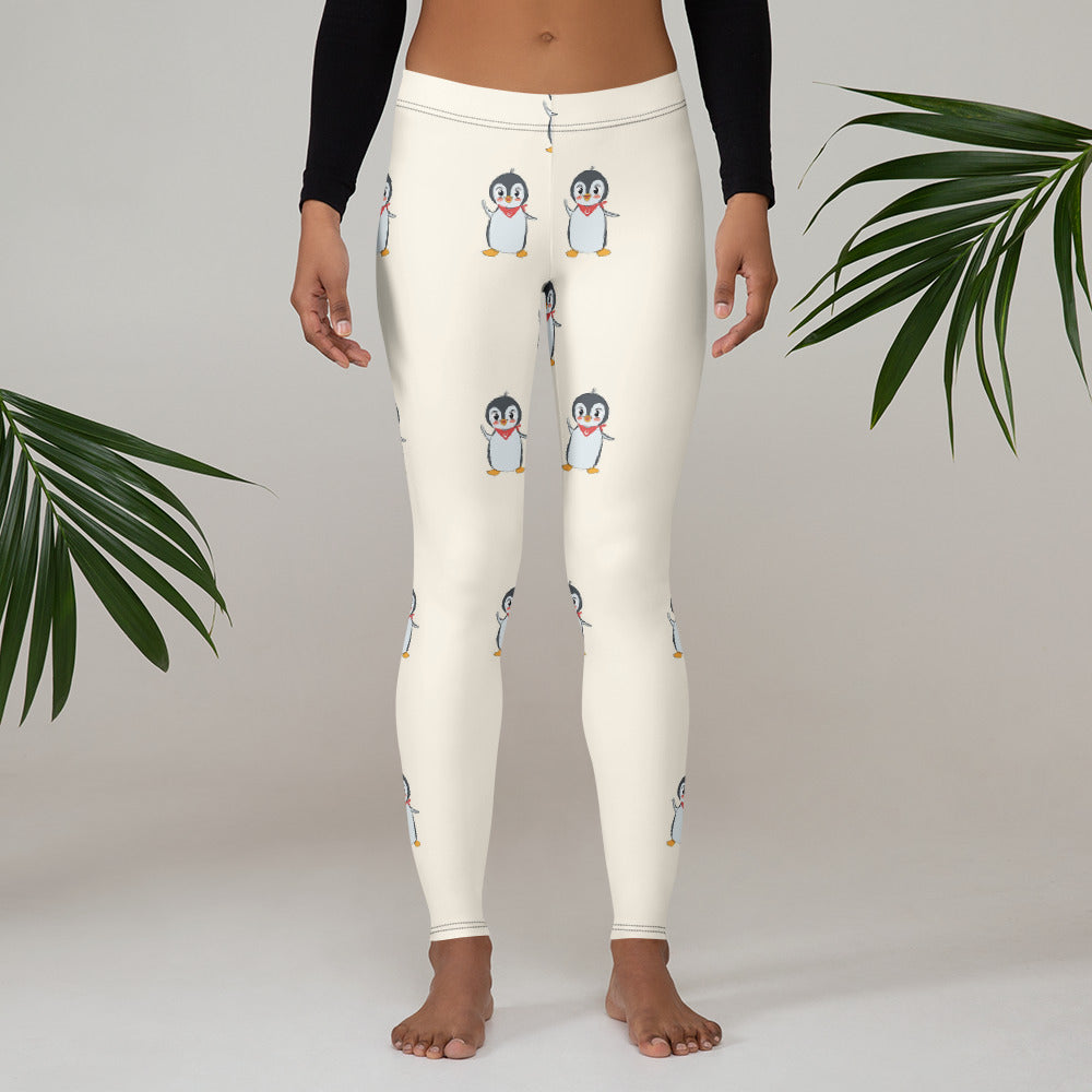 Pingucan Penguin All-Over Print Leggings, Roots & Talks - lifestyle photo 1
