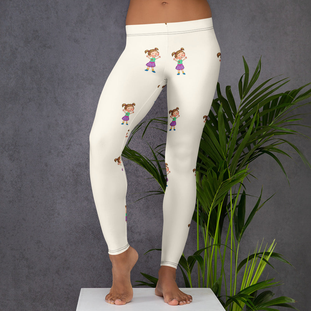 Ela Character All-Over Print Leggings, Roots & Talks - lifestyle photo 2